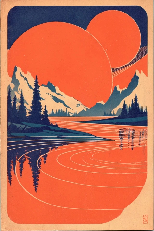 Retro Mid-Century Modern Art Prints - Image 2