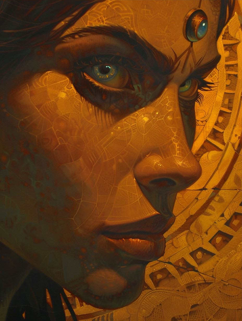 Golden Shadows of Ancient Mysticism - Image 3