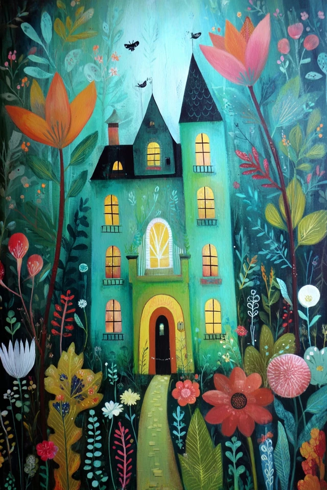 Whimsical Garden Dreams Art Collection - Image 6