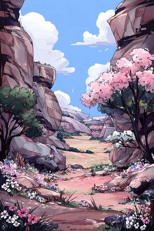 Whimsical Pastel Anime Art Collection - Image 2