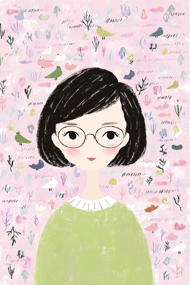 Whimsical Pastel Dreams Illustration - Image 1