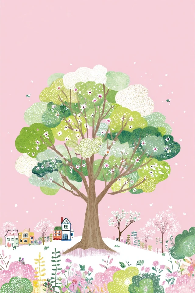 Whimsical Pastel Dreams Illustration - Image 5