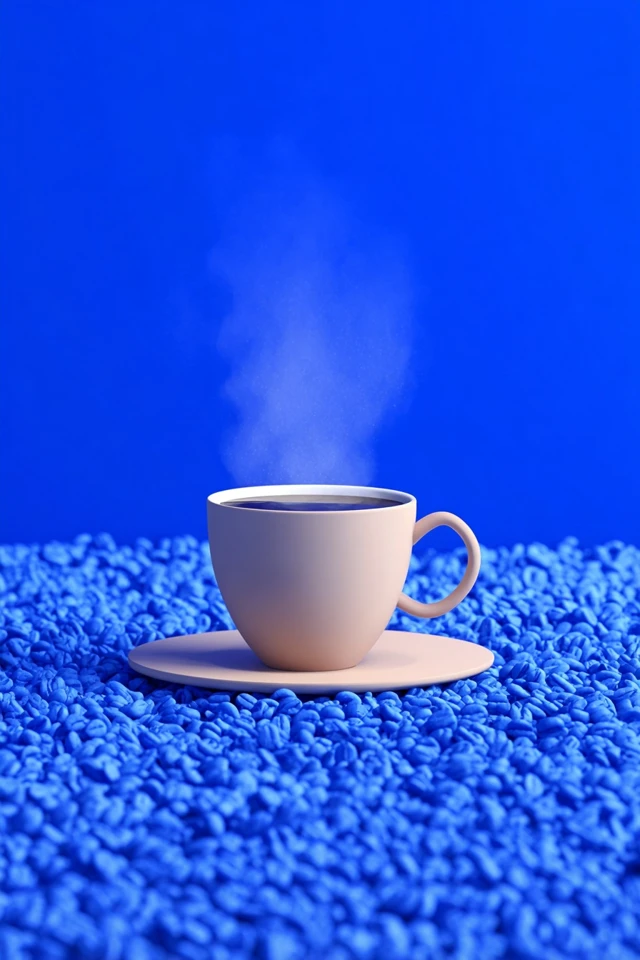 Azure Minimalist Muse - Image 4