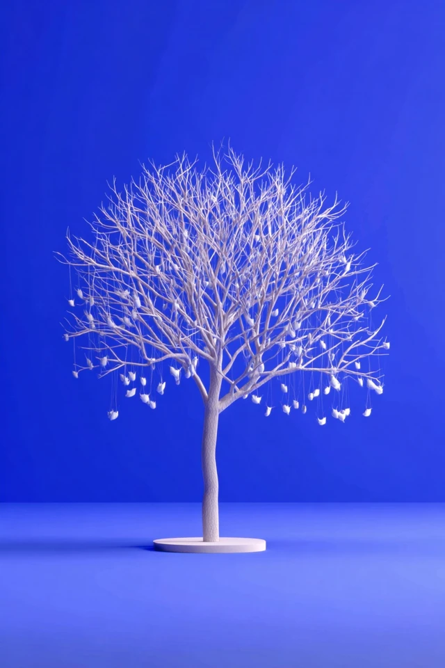 Azure Minimalist Muse - Image 5