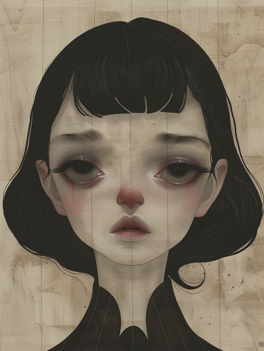 Melancholy Doll Portrait - Image 3