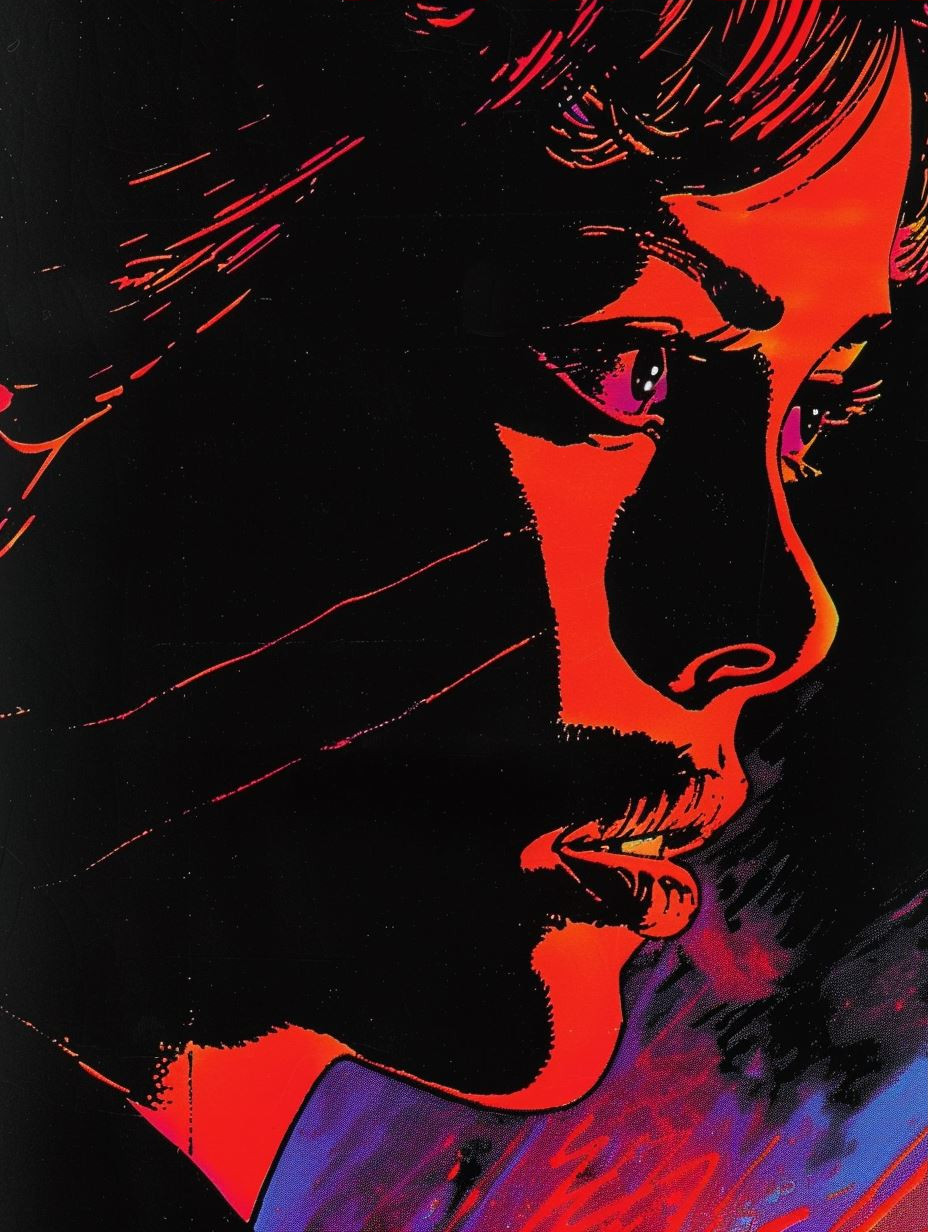 Neon Shadows: A Study of Four Faces - Image 3