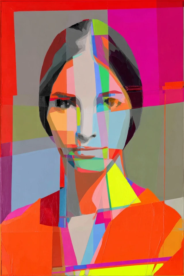 Prismatic Fragment Portrait - Image 1