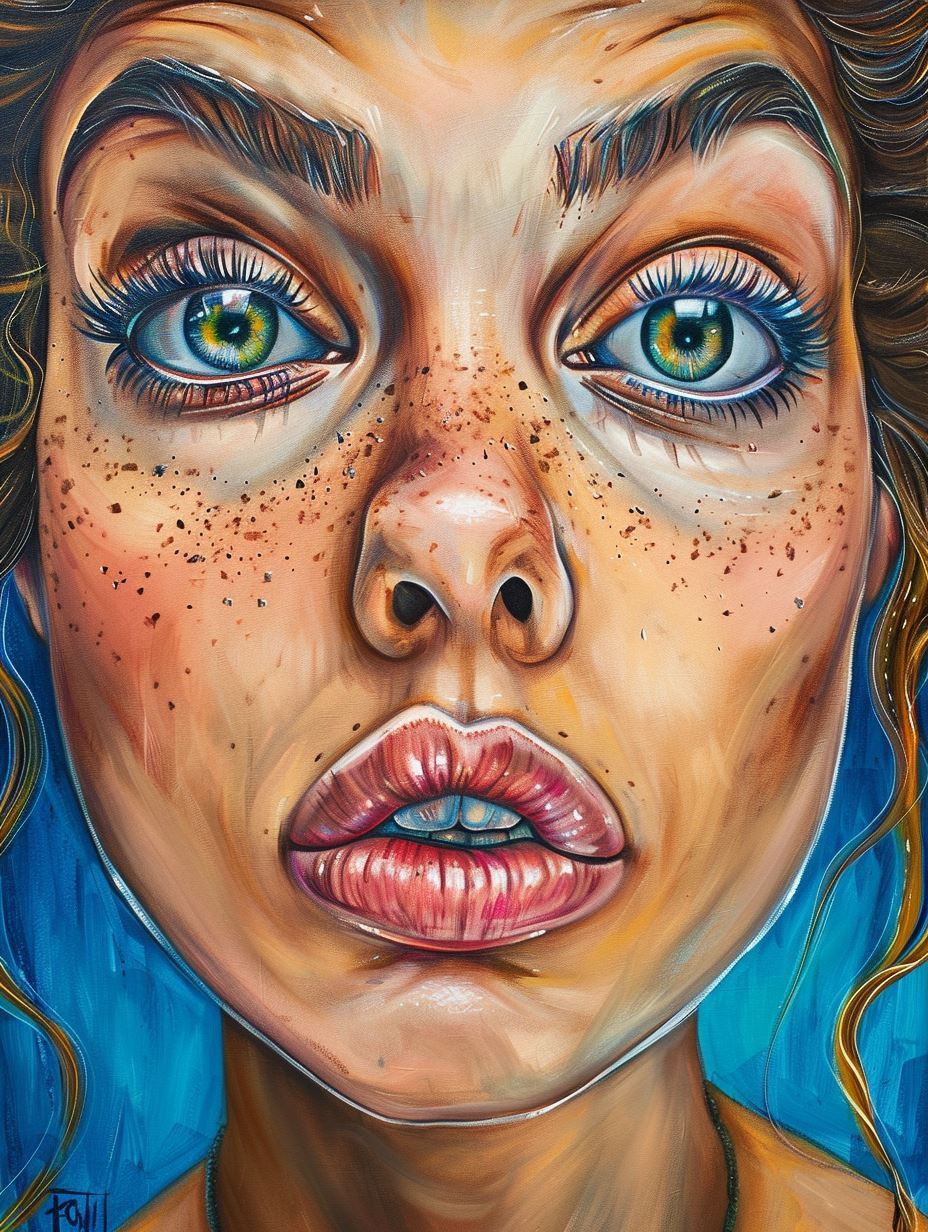 Vibrant Gaze Portrait - Image 3