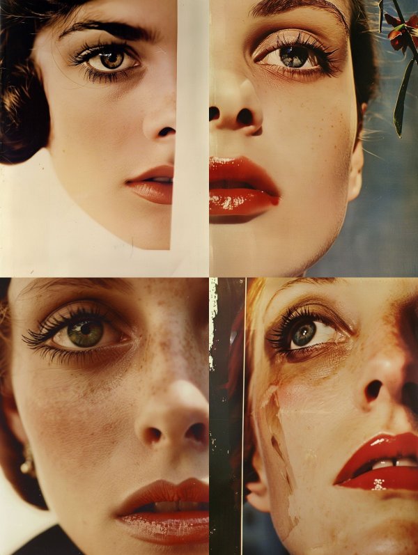 Fragmented Beauty: A Study of Gaze
