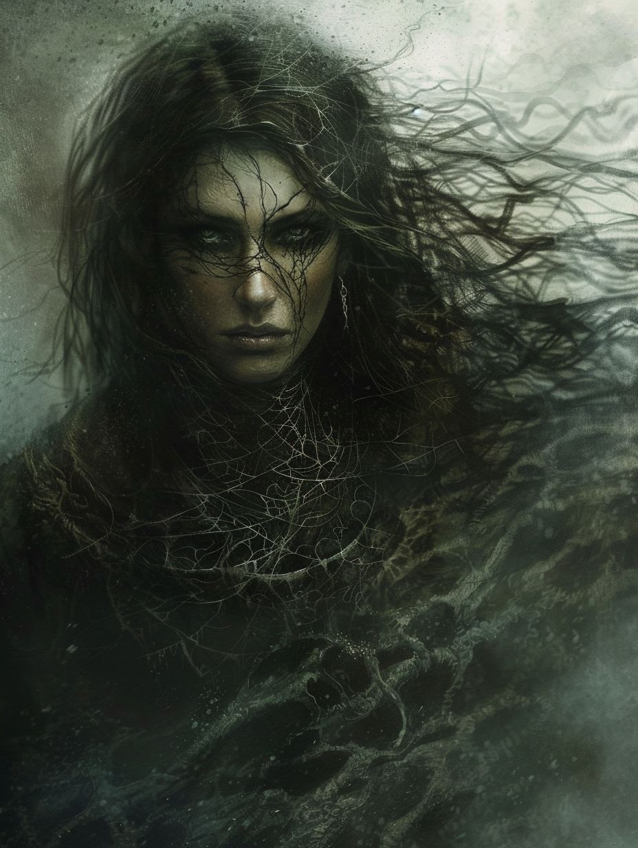 Ethereal Shadows of Tangled Veils - Image 4