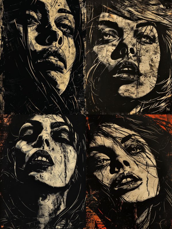 Dark Gothic Portrait Study