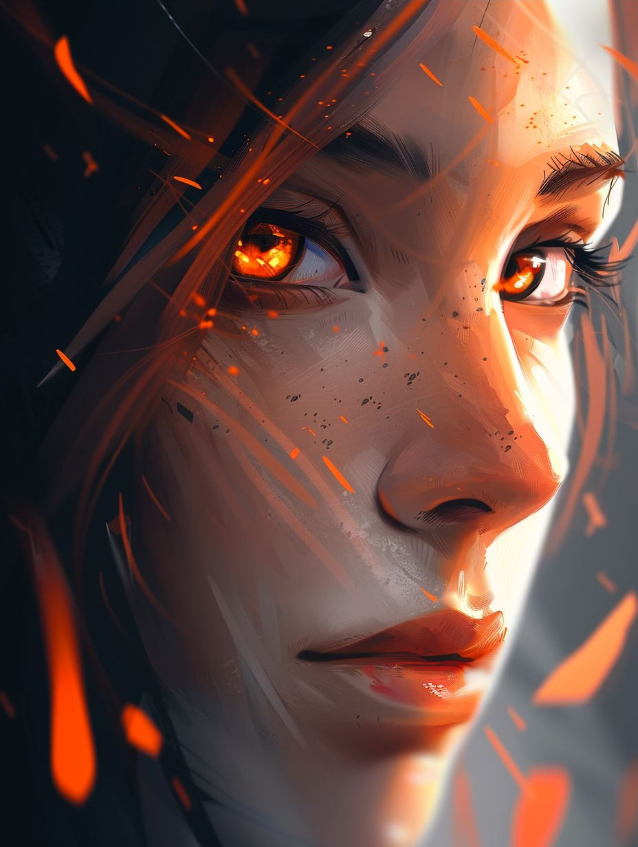 Ember Glow Digital Portraits - Image 3