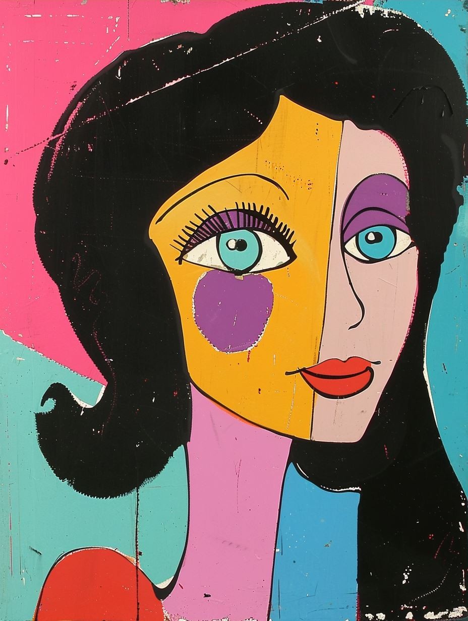 Vibrant Pop Art Female Portraits - Image 3