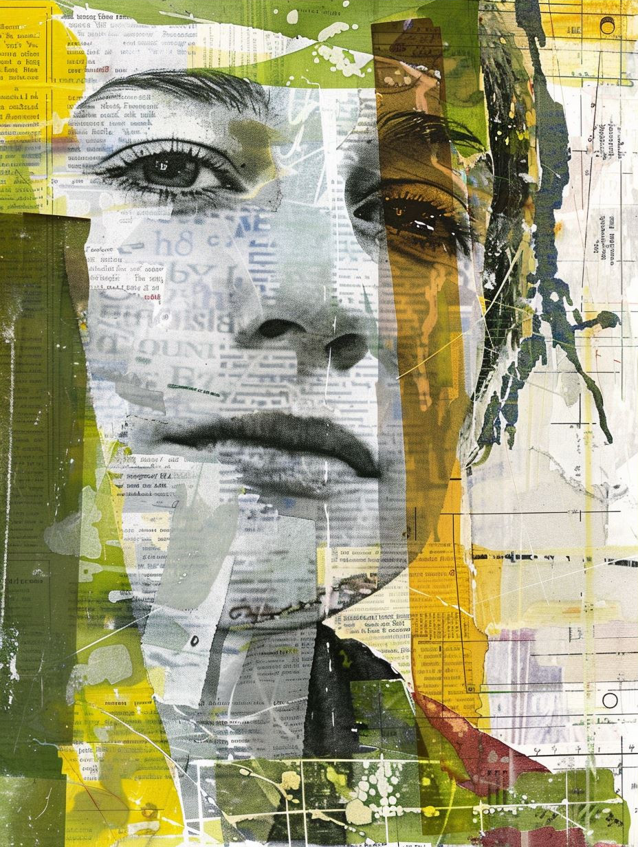 Fragmented Portrait of Freckled Beauty - Image 3