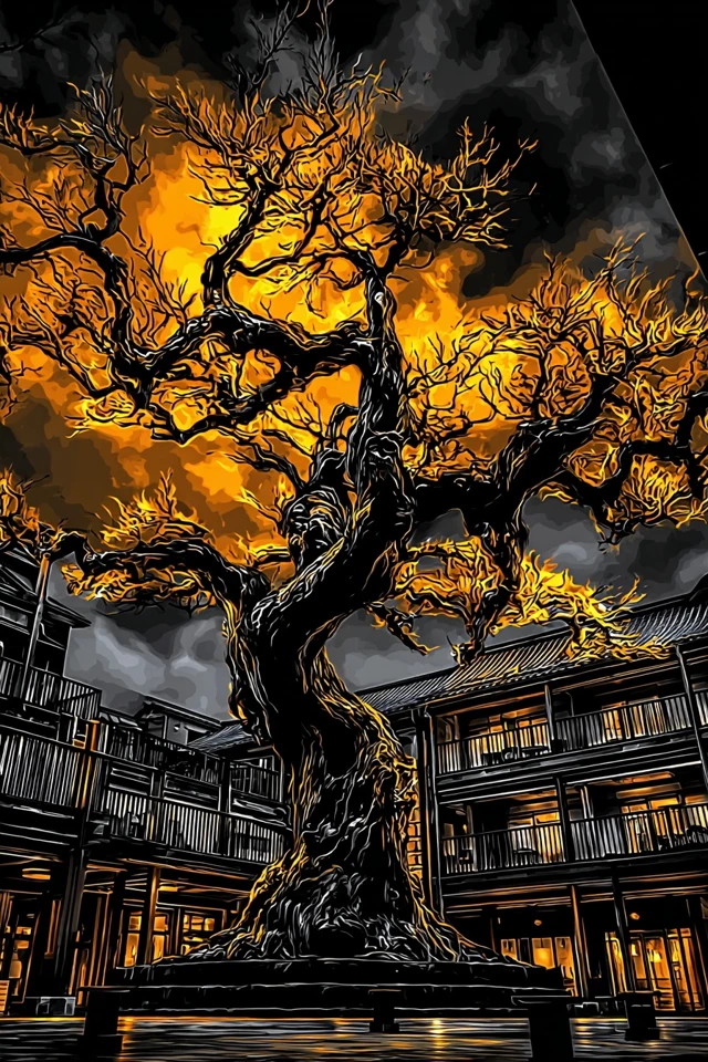 Golden Hues of Fantasy and Fire - Image 5