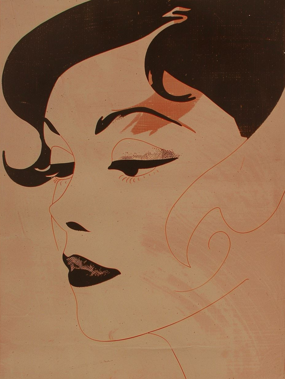 Vintage Glamour Silhouette - Image 2