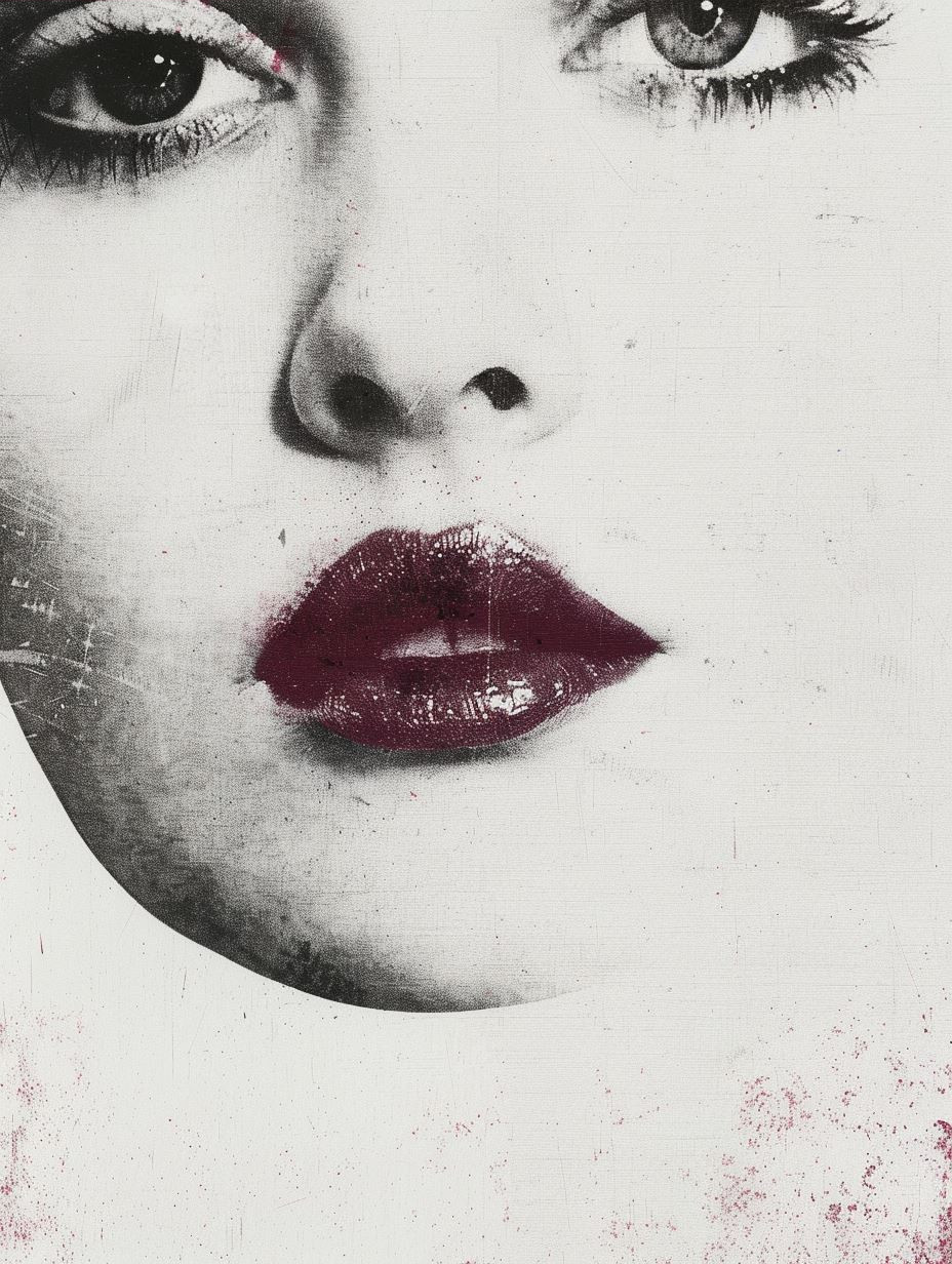 Magenta Contrast Portrait Study - Image 3