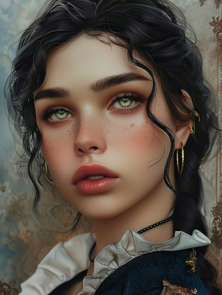 Dewy Ethereal Gothic Portrait - Image 2