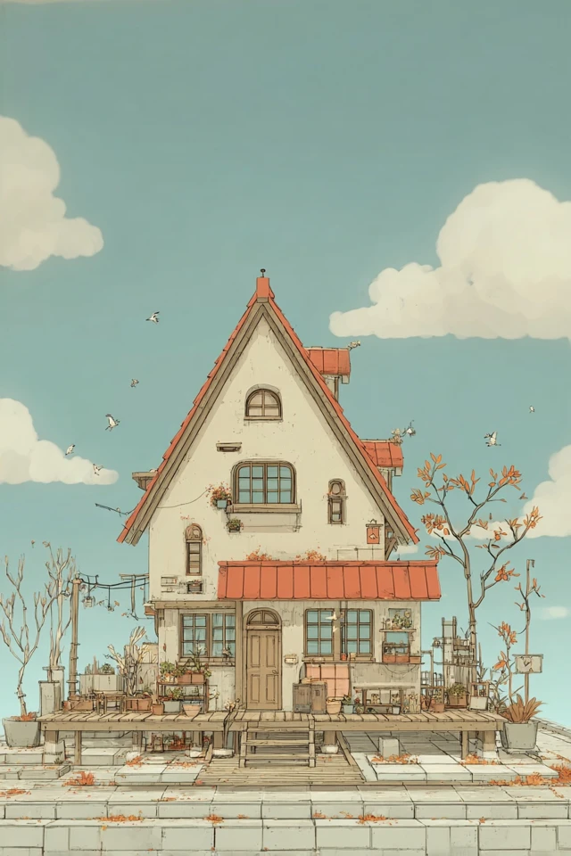 Cozy Cafe Anime Portrait - Image 6
