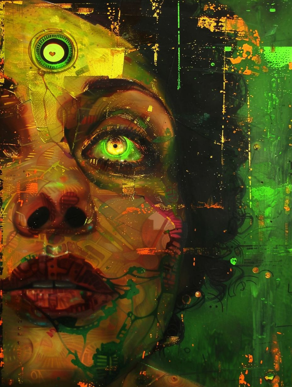 Neon Toxic Cybernetic Visions - Image 1