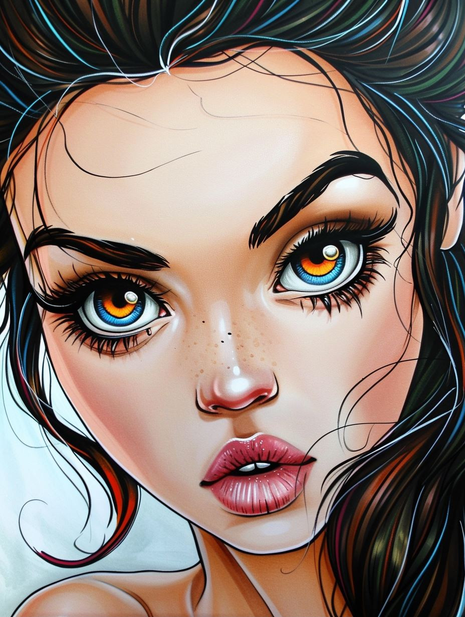 Stylized Digital Portrait Art Studies - Image 1
