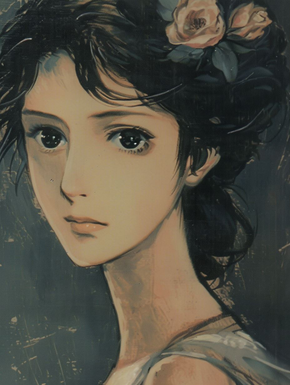 Melancholy Gazes in Ink and Oil - Image 3