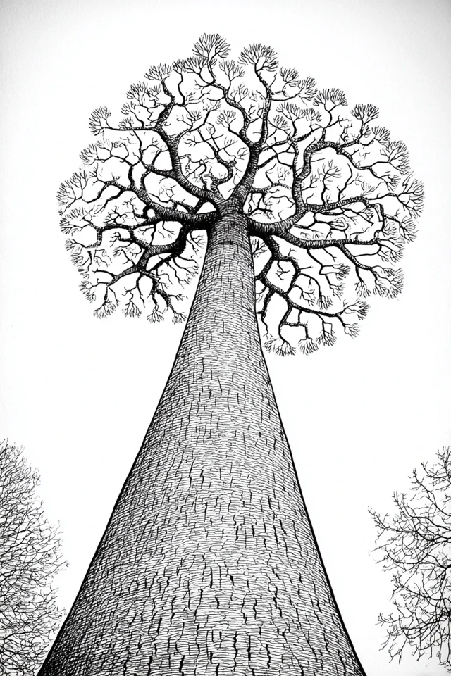 Intricate Ink Portrait - Image 5