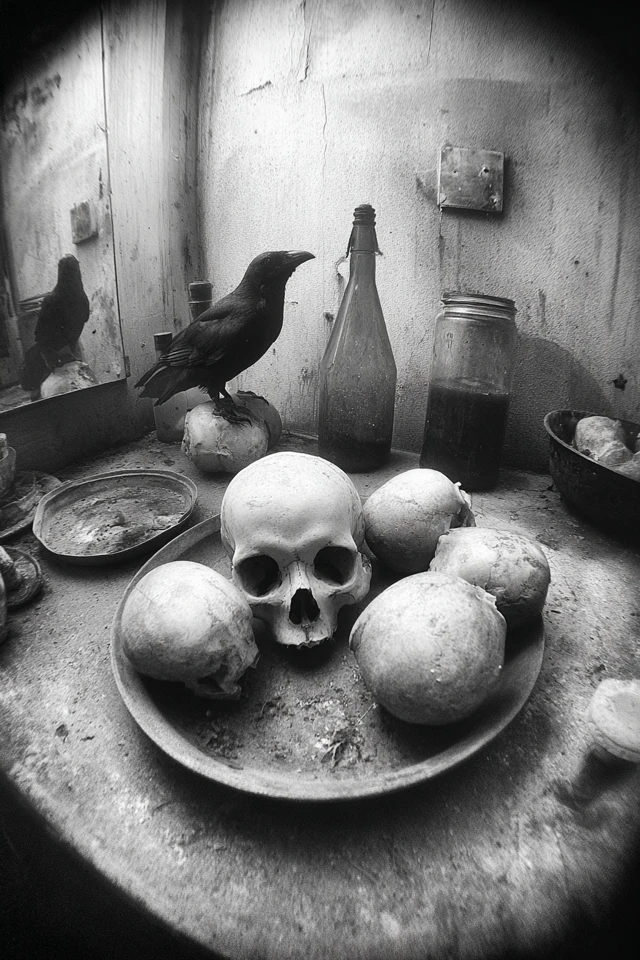 Haunting Monochrome Gaze - Image 3