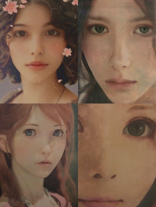Ethereal Visions of Digital Beauty