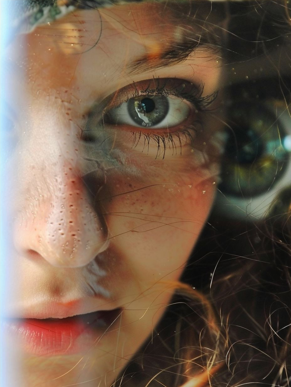 Fragile Gaze Through Glass - Image 4