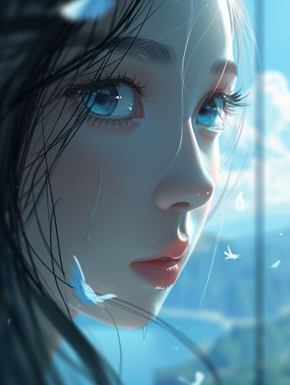 Ethereal Gaze of Watery Dreams - Image 3