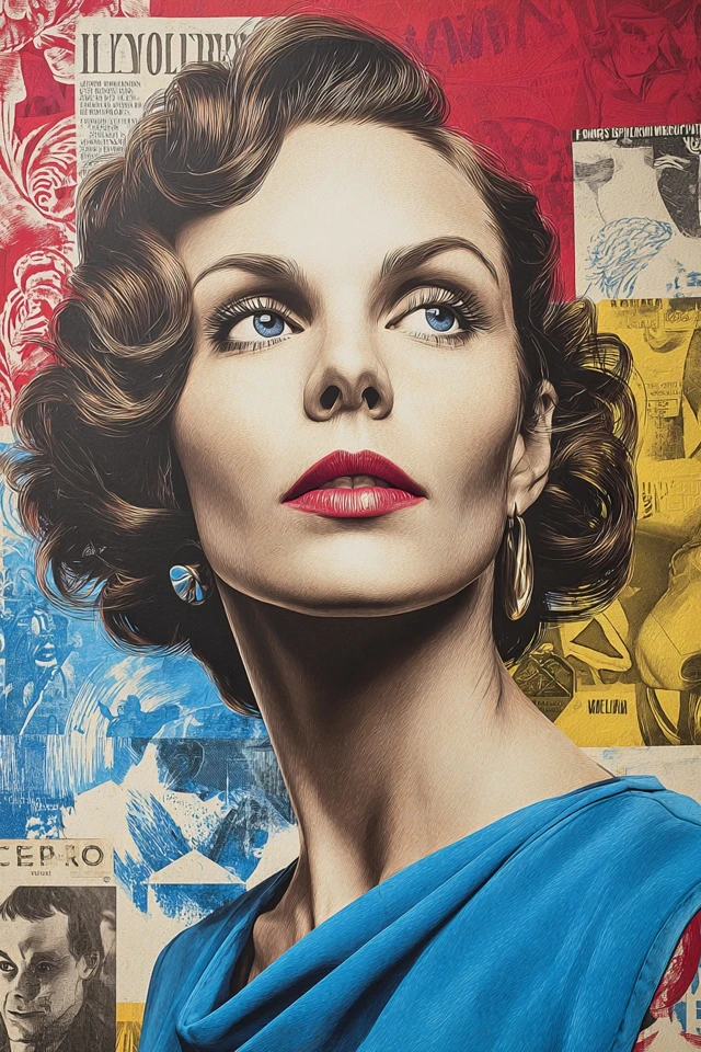 Vintage Collage Elegance - Image 1