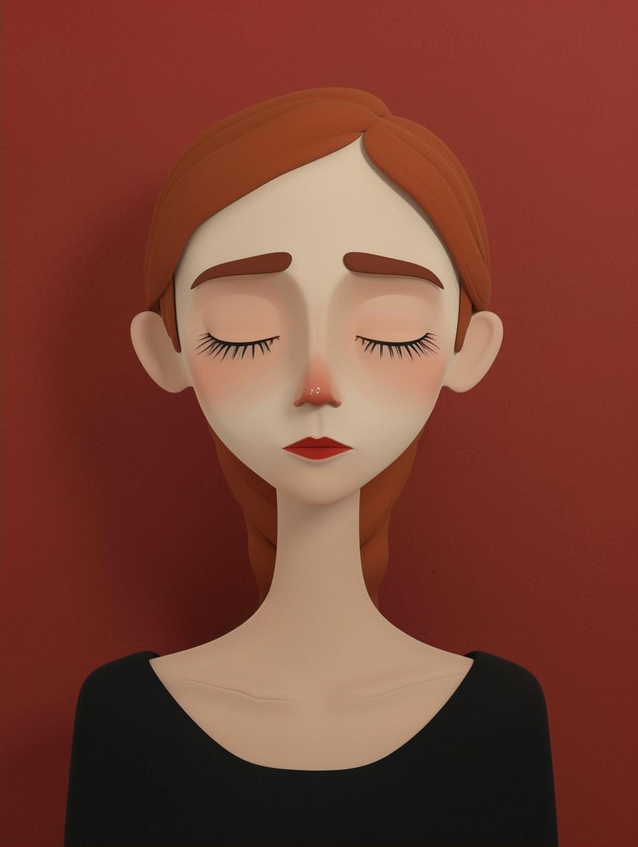 Melancholy Digital Portrait Studies - Image 2