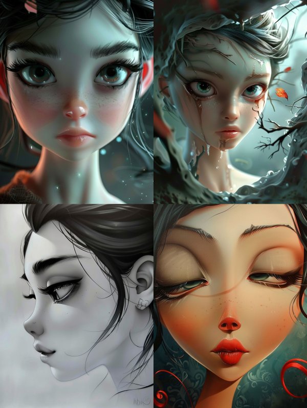 Ethereal Visions of Digital Feminine Art