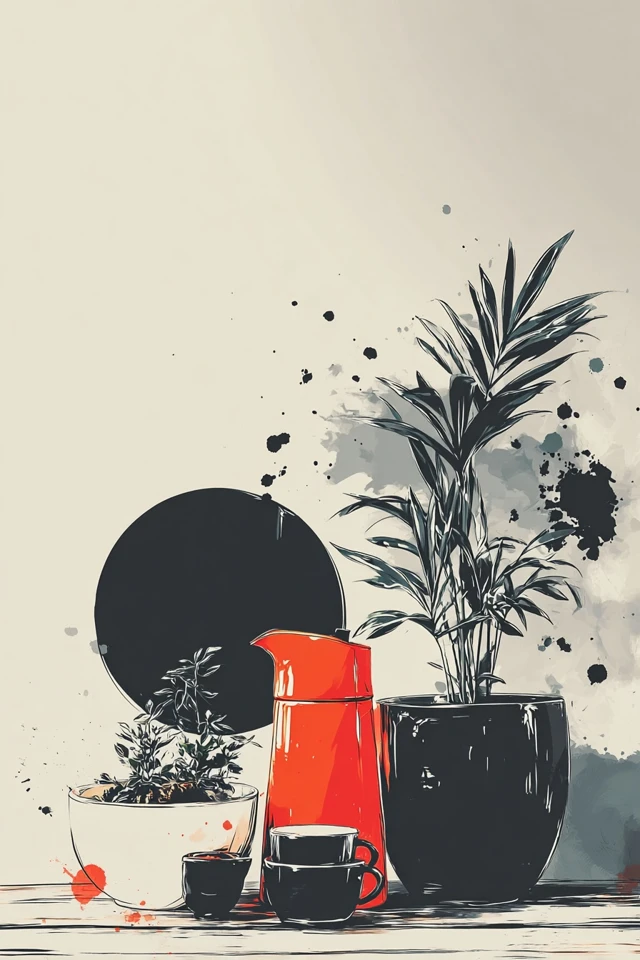 Zen Ink Silhouette - Image 3