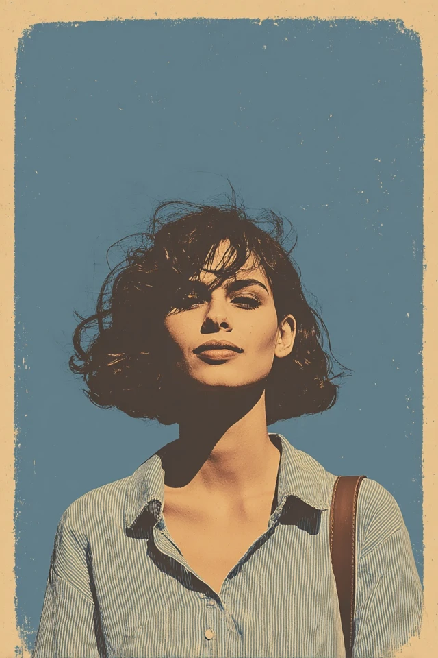 Vintage Azure Nostalgia - Image 1