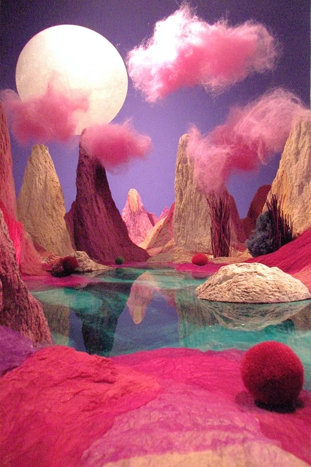 Magenta Velvet Surrealism - Image 2