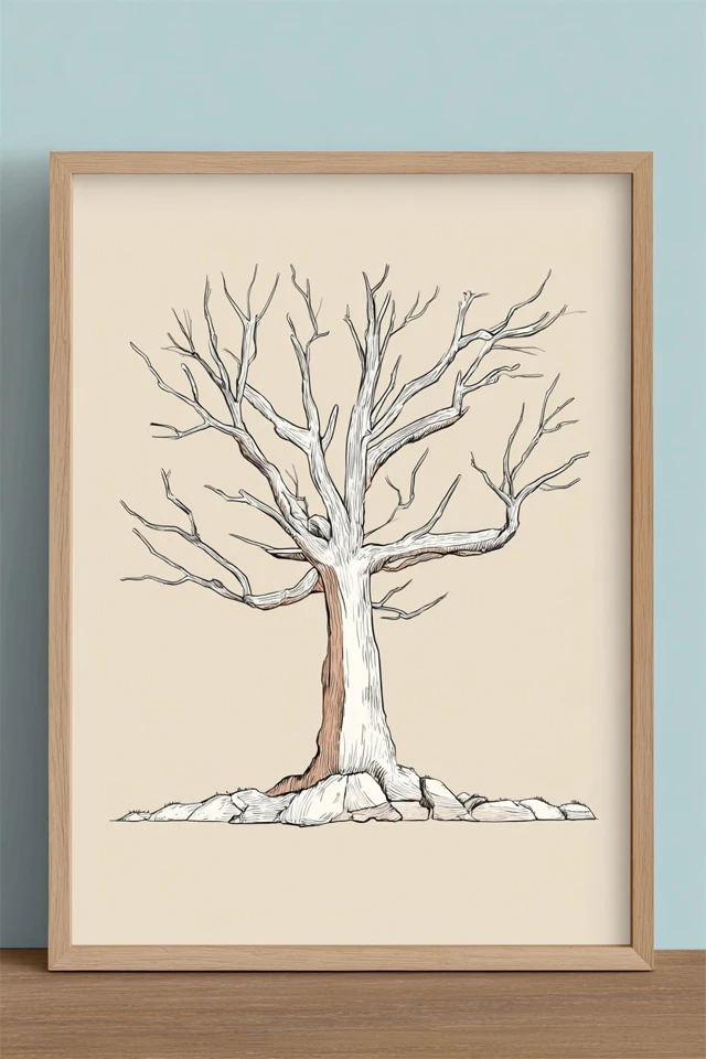 Elegant Lineage Portrait - Image 5