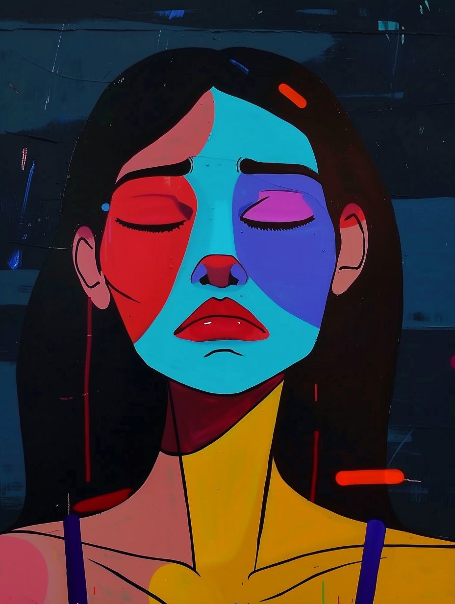 Vibrant Neo-Noir Digital Portraits - Image 3