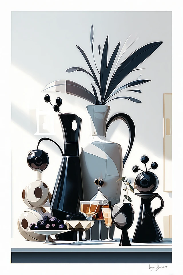 Angular Monochrome Elegance - Image 3