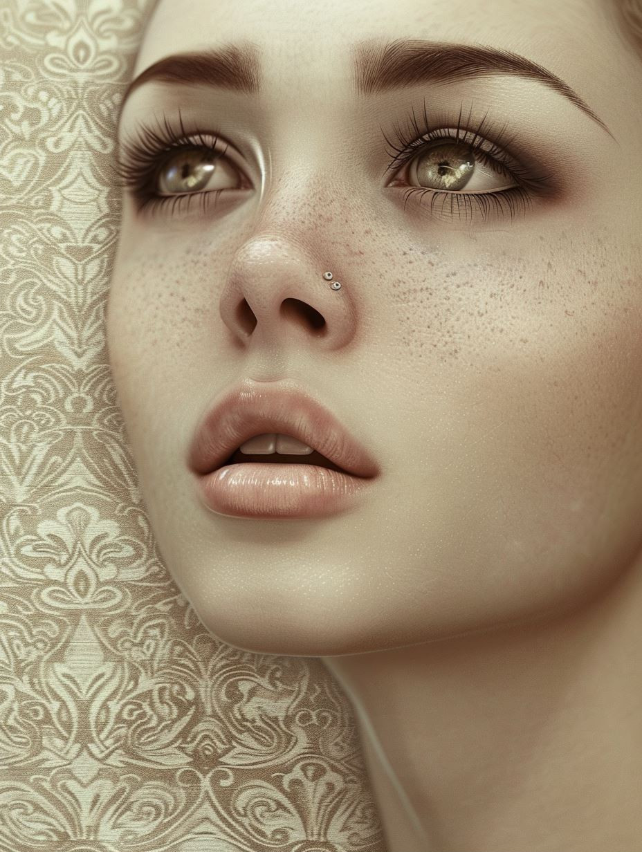 Ethereal Vintage Portraiture Study - Image 2