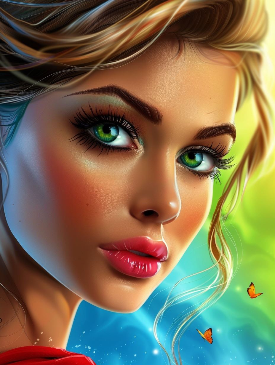 Vibrant Visions of Feminine Beauty - Image 1
