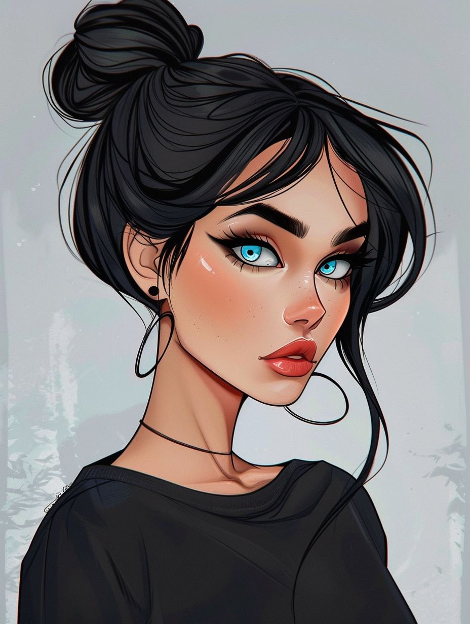 Modern Stylized Digital Portraiture - Image 3