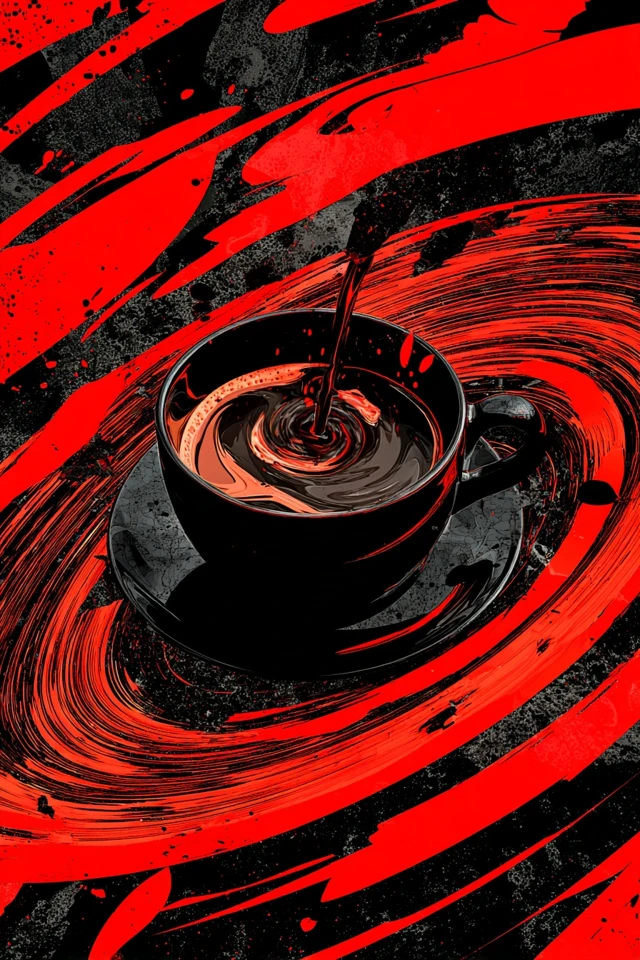Crimson Chaos: A Surrealist Quadriptych - Image 4