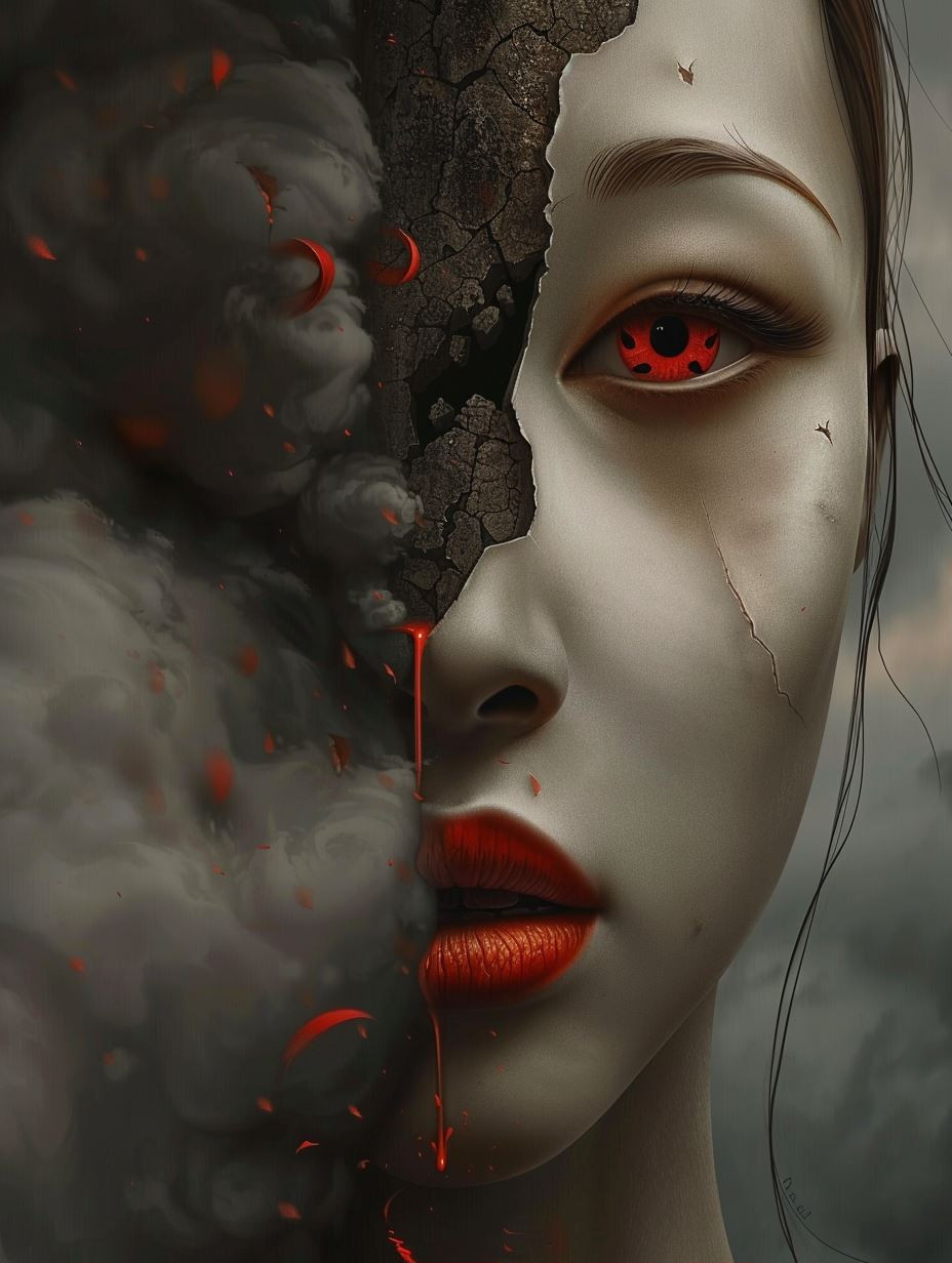 Shattered Porcelain Soul in Smoke - Image 1
