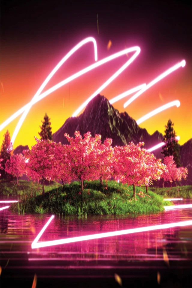 Neon Dreams: A Synthwave Visual Journey - Image 2