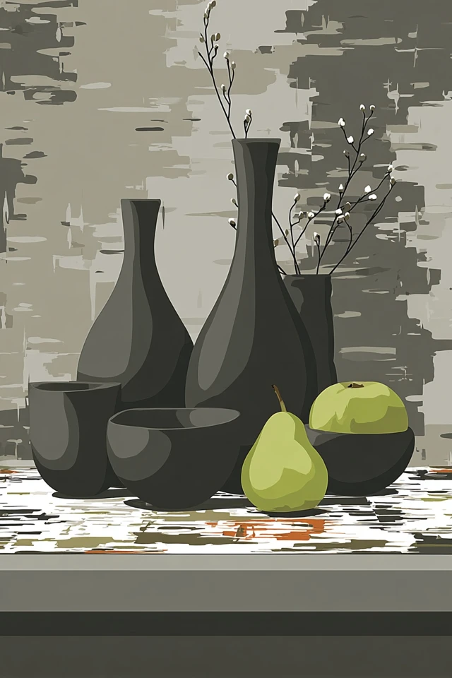 Olive Shadow Portrait - Image 3