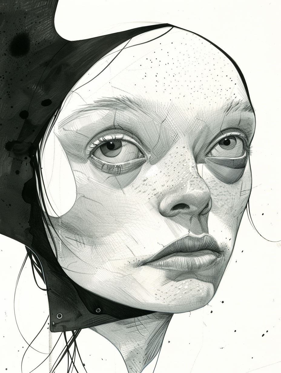 Haunting Monochrome Ethereal Portraits - Image 4