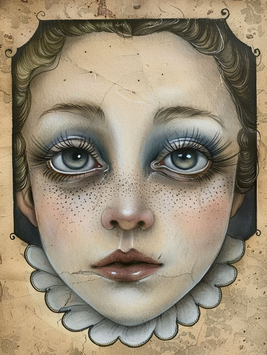 Melancholic Vintage Portrait Studies - Image 2