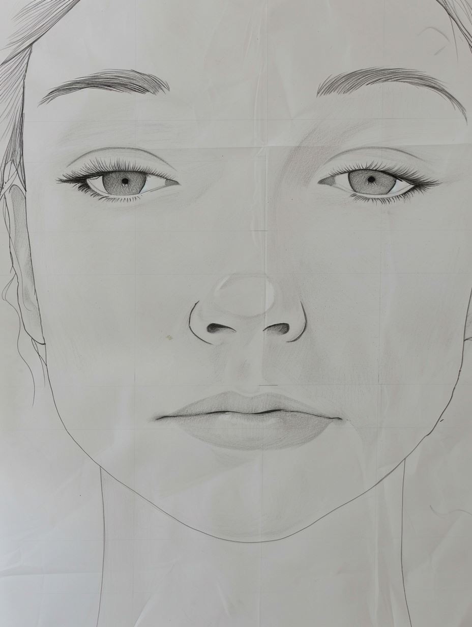 Evolution of a Portrait Sketch - Image 1